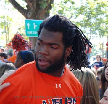 Quentin Groves, an American football defensive end during his senior season playing college football for Auburn University.