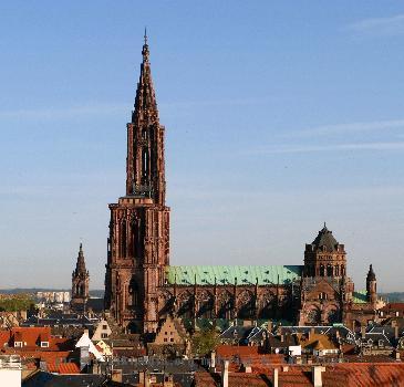 La cathédrale Notre-Dame de Strasbourg, France.