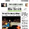 The front page of