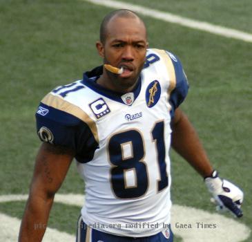 St. Louis Rams wide receiver Torry Holt in the game against the New York Jets on November 9, 2008.