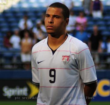 Photo of soccer player, Charlie Davies.