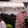 This is a picture take on May 1st, 2009 at 550pm after the Kentucky Oaks as Rachel Alexandra was walking into the winners circle. The picture is taken from the track apron.