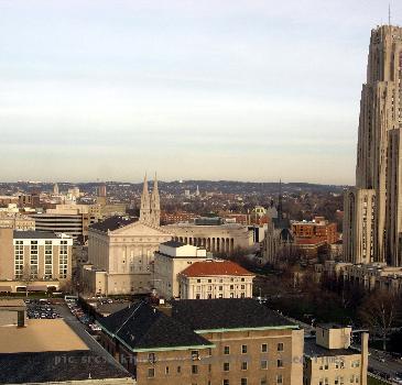 Cathedral of Learning, Heinz Memorial Chapel and other monuments of Pittsburgh University