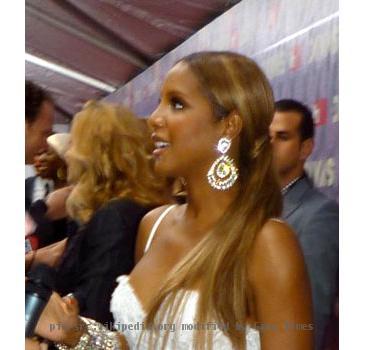 Toni Braxton on the Red Carpet at Vh1 Divas 2009.