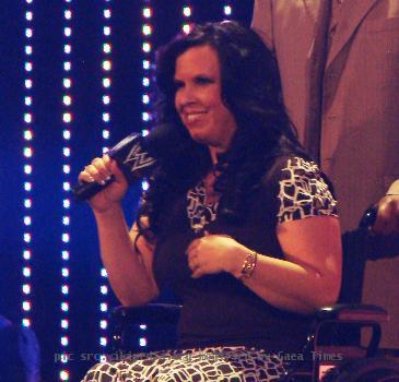 Vickie Guerrero at WWE SmackDown. Allstate Arena, Rosemont IL. Taken by me, cropped and rotated.