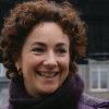 Dutch politician Femke Halsema at the market in Maastricht