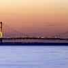 Mackinac Bridge, Sunset, 2008