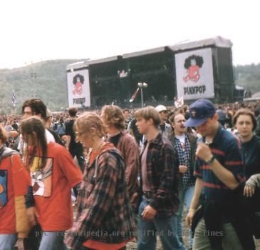 Pinkpop-Festival Mitte der 90er Jahre