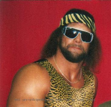 "Macho Man" Randy Savage in the summer of 1986