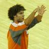 Phoenix Suns center Robin Lopez in a shootaround prior to a road game against the Golden State Warriors.  The Suns won 154-130.