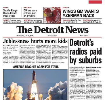 The frontpage of