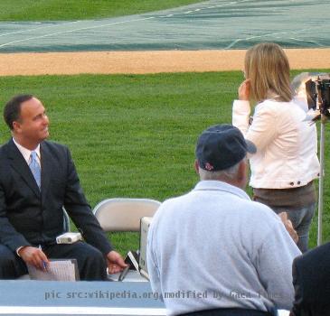 Don Orsillo in Yankee Stadium, April 2008.