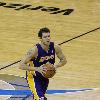 wLuke Walton playing with the wLos Angeles Lakers