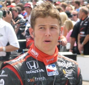 Marco Andretti at the Indianapolis Motor Speedway for Carb Day for the 2009 Indianapolis 500.