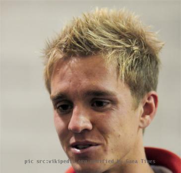 Photo of soccer player, Stuart Holden.