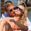 Come here  you  Peter Crouch whispers sweet nothings in Abbey Clancy s ear