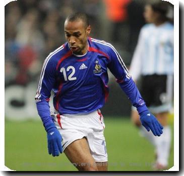 1 Sunday  February 11  2007  11 25 AM | Thierry Henry My favorite soccer player Thierry Henry playing for France  vs  Argentina