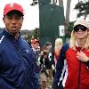 <p>US golfer Tiger Woods and his wife Elin Nordegren are pictured here in San Francisco in October  A nightclub hostess said by US tabloids to have been having a fling with golf star Tiger Woods ahead of his mysterious car crash said that the story was no truer than  liens on Earth   p>