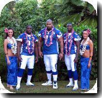 A couple pics of Pro Bowlers  Frank  Cookies  Gore  Larry  The Buffet  Allen  and Walt  Anti Kwame  Harris in Hawaii