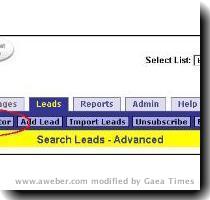 In your AWeber account  click on  Leads  then  Web Form Generator