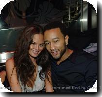 John Legend celebrated his 30th birthday in Las Vegas on Saturday at the Bank in the Bellagio Hotel and Casino with girlfriend Christine Tiegen