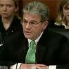 Sen  Tom Coburn  R Okla   dropped a bombshell at the hearing Thursday  asking for Alberto Gonzales  resignation