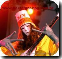 O cara do Massacre da Serra El�trica  valeu Mansur    e continue cada vez mais acessando este site  Desenho do Buckethead Buckethead dan�ando ao lado de um cara tocando sei l� o que  Buckethead solando com uma m�o de borracha Posando para foto Robin Finck Robin ao vivo na �poca do Nine Inch Nails