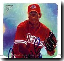 Carlos Silva Carlos Silva Autograph on a 2002 Topps Gallery   167