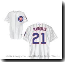 Jason Marquis Chicago Cubs Authentic Home Jersey By Majes