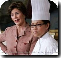 It was only last week that she issued the statement saying  Cristeta Comerford brings such incredible talent to the White House operation and came very highly regarded from the Bush family  Also the mom of a young daughter  I appreciate our shared perspective on the importance of healthy eating and healthy families  I look forward to working with her in the years to come