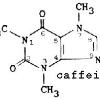 Ff  n plaatje opgesnord  met Google uiteraard    IMG  http   www etropolis com herm pix caffeine gif  De N7 is basisch  en dat maakt dat het hele molecuul een base is