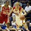 of Glenbrook North High School  in Northbrook  Ill   during the McDonald s All American High School basketball game Wednesday March  29  2006 in San Diego     AP Photo Jack Smith  Chase Budinger  right  of La Costa Canyon High School  in Encinitas  Callif   beats Lance Thomas   of St  Benedict s Prep  of Scotch Plains  N J  to the loose ball during the McDonald s All