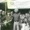 Pradesh Congress Committee president Ch Mohd Aslam addressing a party rally at village Jagti in Nagrota on Sunday  Excelsior Ashok A baby being administered polio drops while number of other children are waiting for their turn at the pulse Polio Immunization Camp  held by 50 Bn of CRPF at Channi