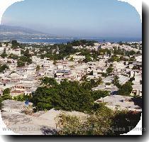 here This shot is from the city of Gonaives Haiti located in the NW portion of the county  This picture above is from Port au prince located towards the S E part of the country  This picture is also from Port au prince located towards the S E part of the country  Notice the