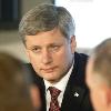 <p>Canada  Prime Minister Stephen Harper attends a briefing session with senior officials regarding Tuesday  earthquake in Haiti  in Ottawa January 13  2010  The death toll in Haiti  catastrophic earthquake could run to tens of thousands  Haiti  President Rene Preval said on Wednesday  a day after the quake demolished schools  hospitals  houses and hillside shanties across the crowded and improverished capital  REUTERS Blair Gable < p>