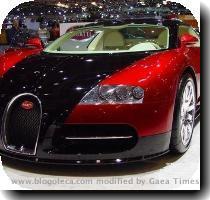 BUGATTI Este superdeportivo � o coche m�is rapido do mundo ata o o momento  � seu prezo tam�n � o mais caro  de 1 000 000 de euros � un deportivo de luxo  a s�a