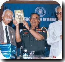 Army Chief  Gen NC Vij releasing the book  Brig Teg Bahadur Kapur  left  and Mr Ram Niwas Mirdha are also seen in the picture  Sanjeev K Sharma