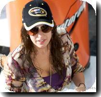 Kyle Busch is often seen with this stunning specimen