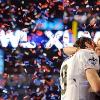 <p>New Orleans Saints quarterback Drew Brees celebrates with his wife Brittany and son Baylen after winning the NFL Super Bowl XLIV football game against the Indianapolis Colts in Miami  Sunday  Feb  7  2010  The Saints won 31 17  < p>