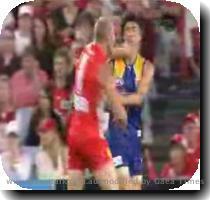 Barry Hall s left hook to the jaw of Brent Staker was a slur on the AFL product