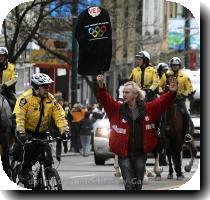 Torch relay changed to avoid protest in Vancouver