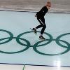 <p>Canadian speedskater Kristina Groves skates during training at the Richmond Olympic Oval in Richmond  British Columbia   on Saturday  Feb  6  2010  The games open on Friday  Feb  12  < p>