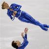 <p>Ukraine s Tatiana Volosozhar and Stanislav Morozov perform their short program during the figure skating pairs competition at the Vancouver 2010 Olympics in Vancouver  British Columbia  Sunday  Feb  14  2010  < p>