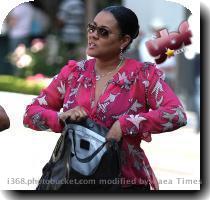 Lela Rochon was spotted out and about with a friend in Beverly Hills yesterday  It s definitely been a while but we ve seen her twice in just a couple weeks  Halle Berry is looking hot in her little white dress