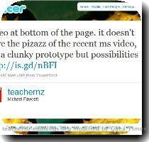 A month ago I sent this tweet about a video at MIT  The link http   is gd nBFI goes to an article at Computerworld com that includes a video that is amazing  It looks a bit clunky at the moment   I compared it to this polished