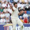 Ben Hilfenhaus of Australia celebrates the wicket of Paul Collingwood of England during the1st Ashes Test Match between England and Australia at the Swalec Stadium