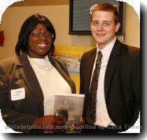 IABC Philadelphia President Tony DeFazio welcomes attendees  Several Temple University students were in attendance