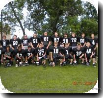 By Matt McCabe Saints participating in the football camp at South Dakota State University  front row  l r  Mason Collier  Giovanni Alvarado  Benny Hoffman  Jesse Castillo