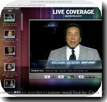 feed on for most of the morning and it s been a workhorse  Not the prettiest video quality  and the audio has had the occasional blip  but it hasn t gone down and has been a solid performer  12 28  Liz again  with stats from Facebook  CNN is once again utilizing Facebook Connect and the Live Stream Box so that Internet users across the globe can watch the Michael Jackson