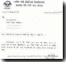 RGPV RGTU Bhopal has issued a notification to change the BE BPharm examinations from January 6  2009 to January 27  2009 due to Muhram festival  For more details refer the RGPV site  RGPV Notifications